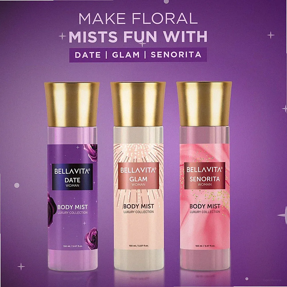 Bellavita Luxury Date Women Body Spray Mist Perfume Long Lasting 150ml For Gift