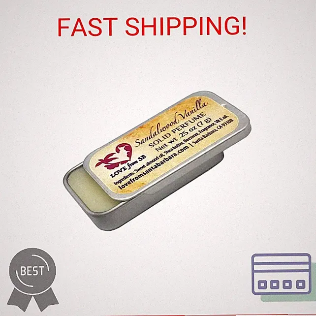 Compact Personal Sandalwood Vanilla Solid Perfume | Compact Personal Luxurious A