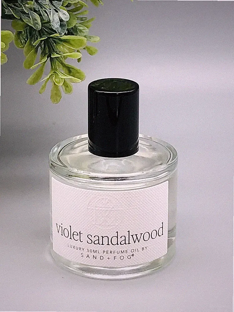 Sand + Fog Violet Sandalwood Luxury Perfume Oil Rollerball 1.7 New Without Box