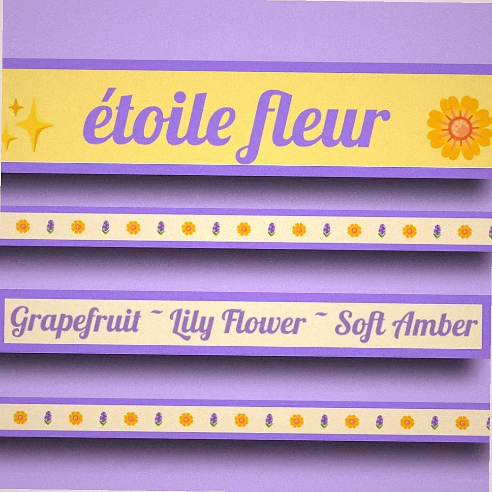 étoile fleur - A Luxury Oil Fragrance .34 fl oz Glass Rollerball Perfume